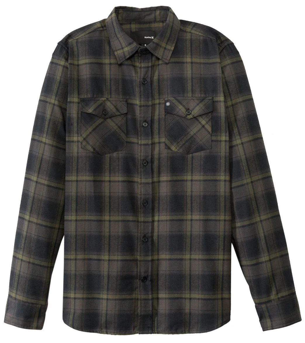 Hurley Men's Bailey Dri-fit Woven Long Sleeve Shirt