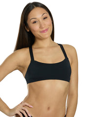 JOLYN Women's Fendrick Solid Bikini Top