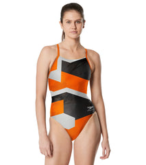 Speedo Women's Glimmer Flyback One Piece Swimsuit