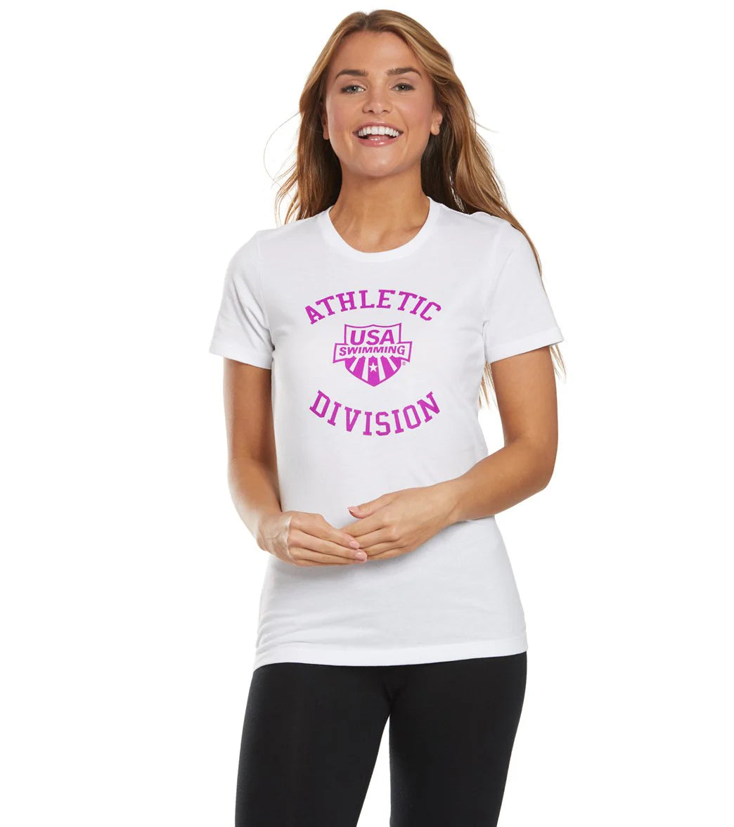 USA Swimming Women's Athletic Division Crew Neck T-Shirt