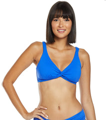 Tommy Bahama Pearl Solids Underwire Twist Front Bikini Top