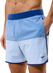 Speedo Men's Color Block Lookout 16" Swim Trunks