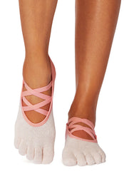 Toesox Elle Full-Toe Yoga Grip Socks