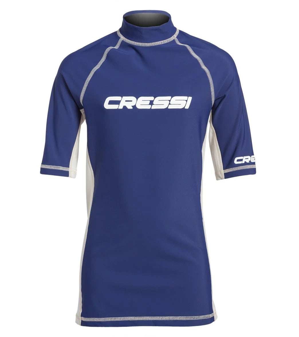 Cressi Boys' Classic Short Sleeve Rashguard (7yrs-15yrs)