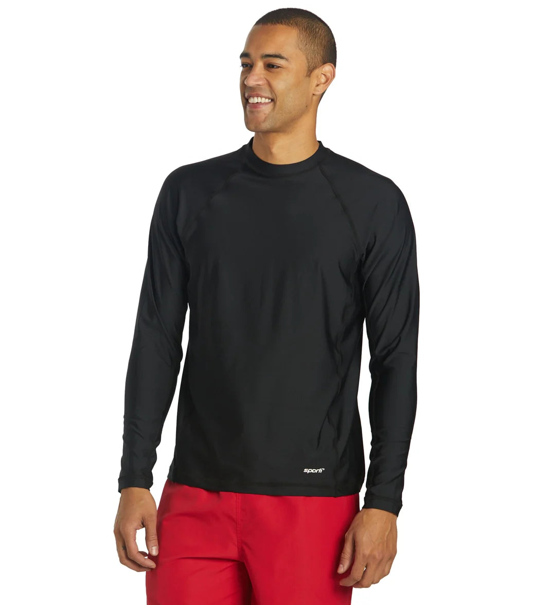 Sporti Men's L/S  UPF 50+ Comfort Fit Rashguard