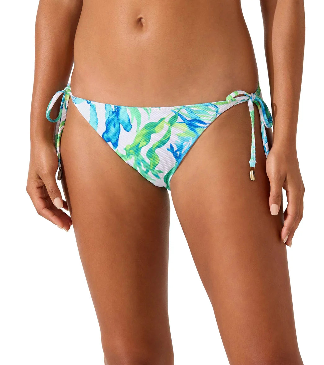 Tommy Bahama Women's Sea Fronds Reversible String Bikini Bottom