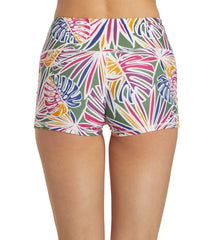 Sporti Active Tropical Palm 2.25" inseam Boyshort