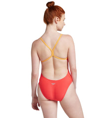 Speedo Vibe Women's Colorblock One Back One Piece Swimsuit