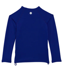 TYR Girls' Solid Belize L/S Rashguard (Little Kid, Big Kid)