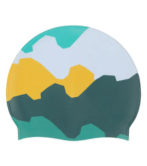 Sporti x She Is This Limited Edition Mountain Silicone Swim Cap