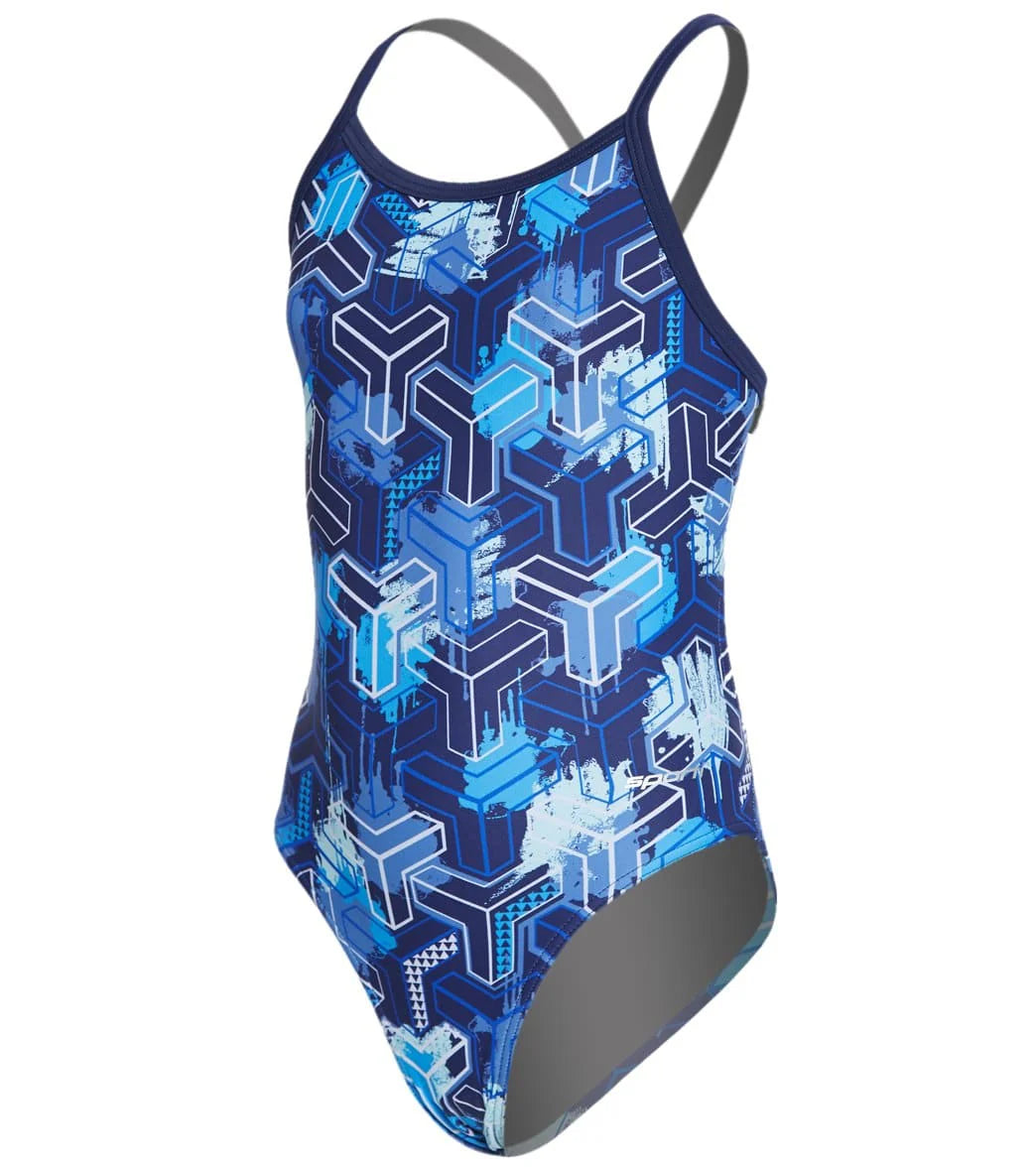 Sporti Trifecta Thin Strap One Piece Swimsuit Youth (22-28)