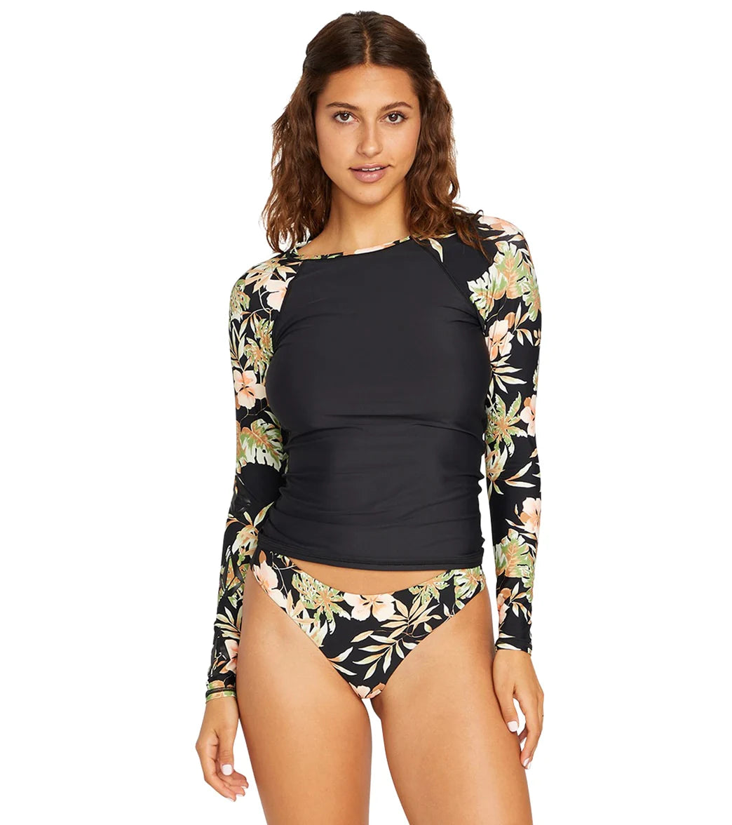 Volcom Women's For The Tide Long Sleeve UPF 50 Rash Guard