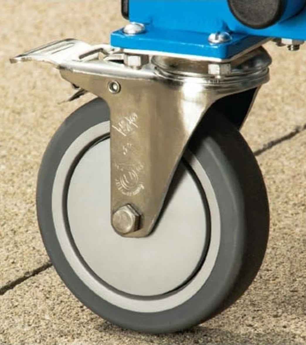Competitor 5" Ss Swivel Caster With Individual Brake Sold As Each (Fits Classic Also)
