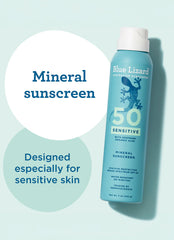 Blue Lizard Sensitive Mineral SPF 50 Sunscreen Spray 5 oz