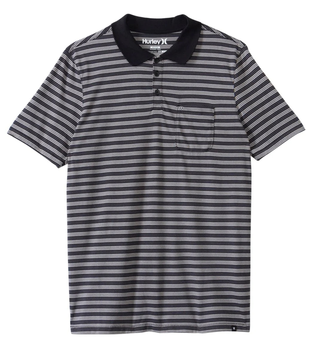 Hurley Men's Dri-Fit Pier Short Sleeve Polo