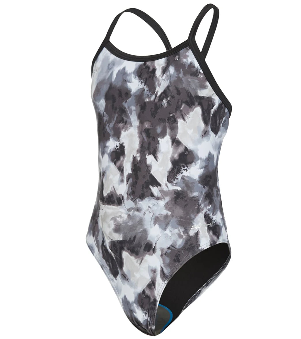 Sporti Hazy Thin Strap One Piece Swimsuit Youth (22-28)