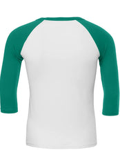 Bella + Canvas Unisex 3/4-Sleeve Baseball T-Shirt