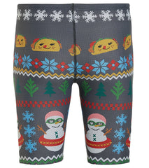 Sporti Granny Sweater Snowman Tacos Jammer Swimsuit
