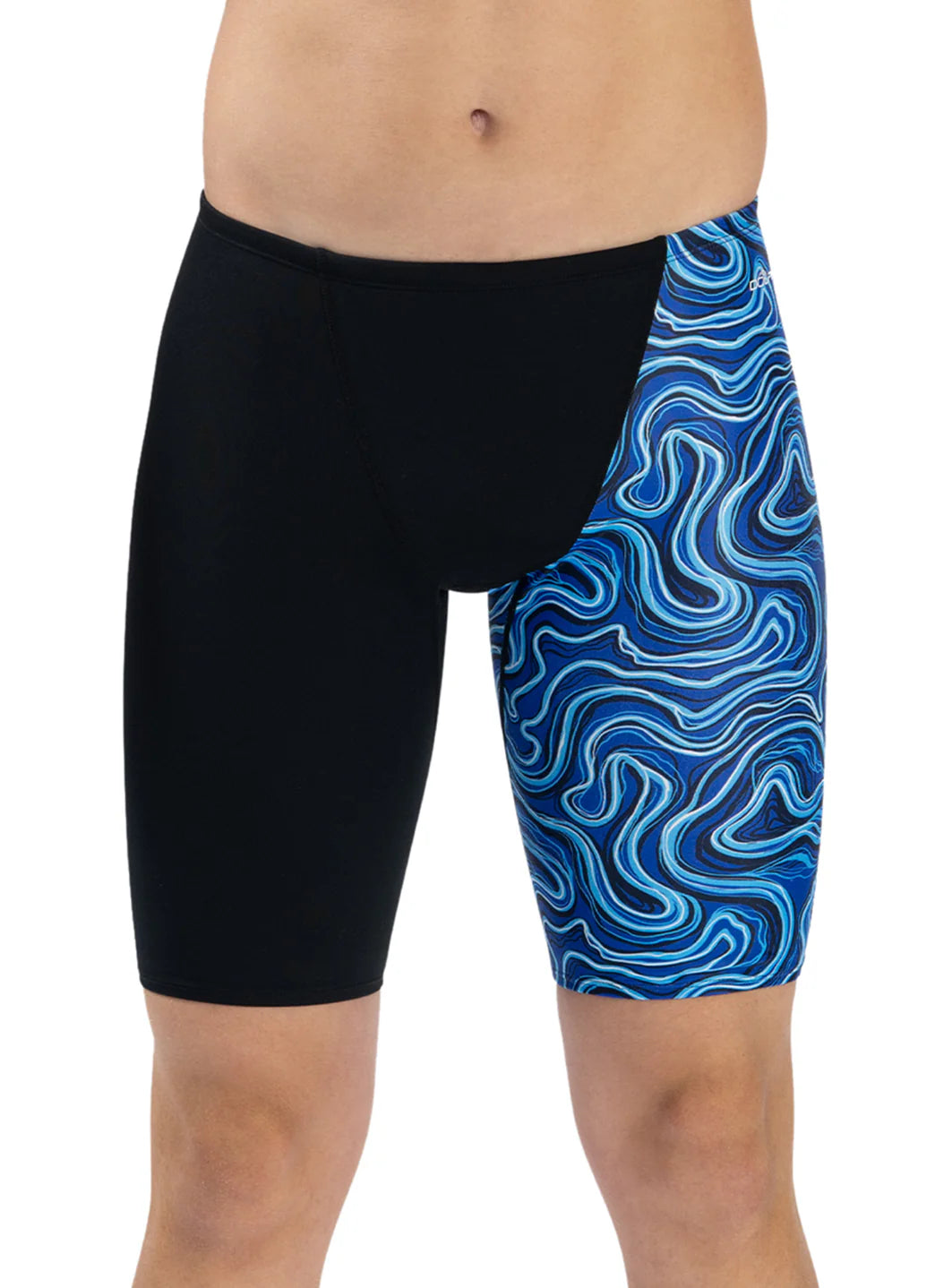 Dolfin Men's Reliance Tsunami Asymmetrical Jammer Swimsuit