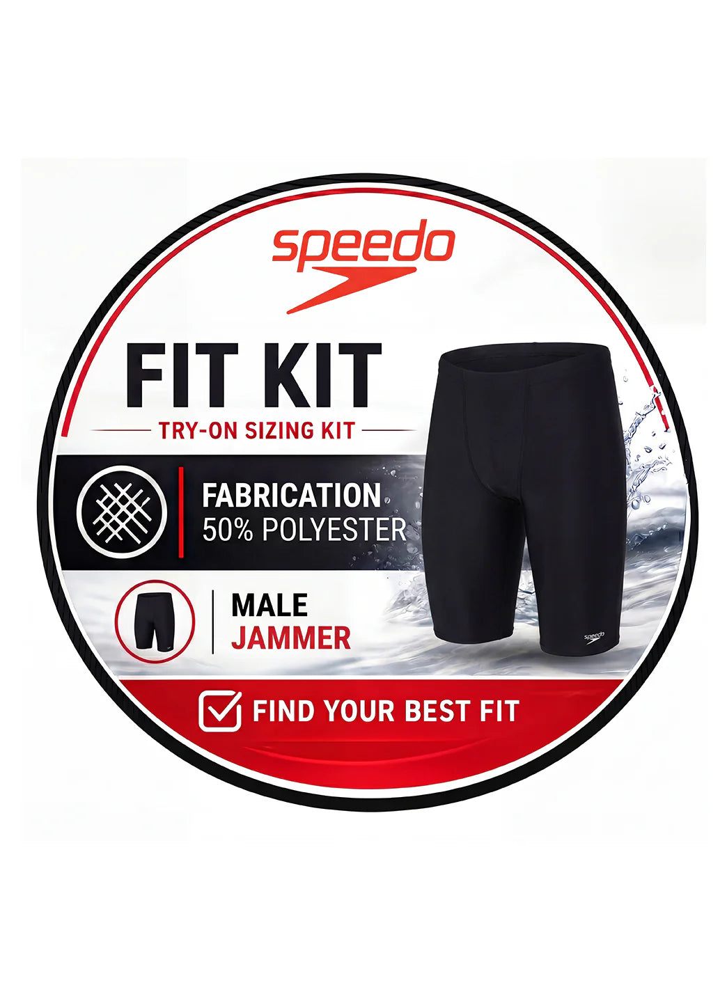 Speedo Fit Kit Jammer (50% Poly)