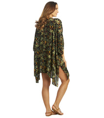 Body Glove Black & White Aubree Cover-Up Kimono