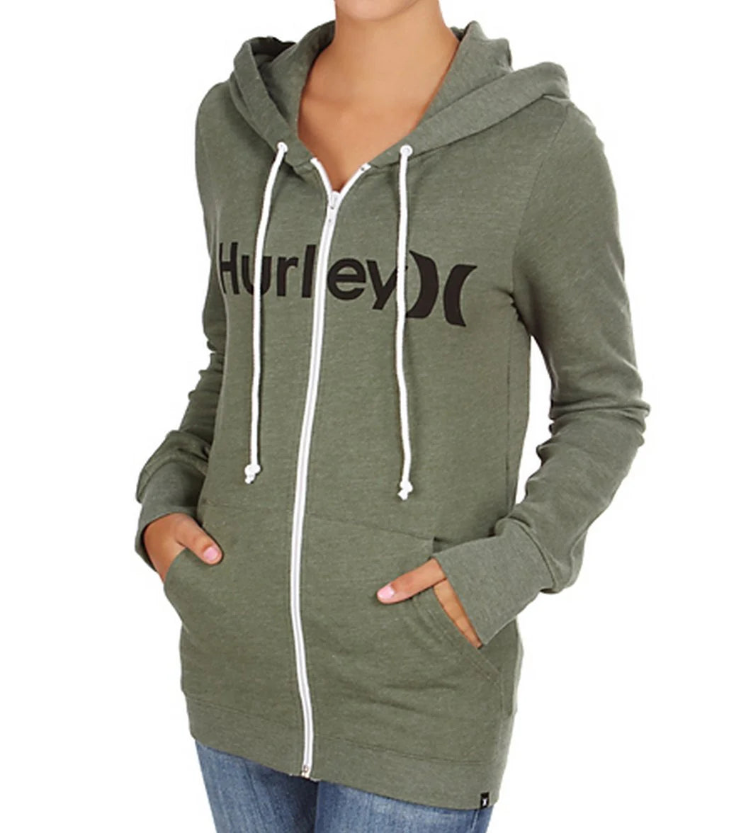 Hurley Girls One And Only Slim Zip Up Hoodie