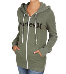 Hurley Girls One And Only Slim Zip Up Hoodie