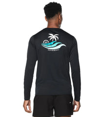 Speedo Active Men's Graphic Long Sleeve Swim Shirt