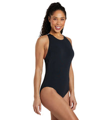 Dolfin Women's Color Block Moderate One Piece Swimsuit