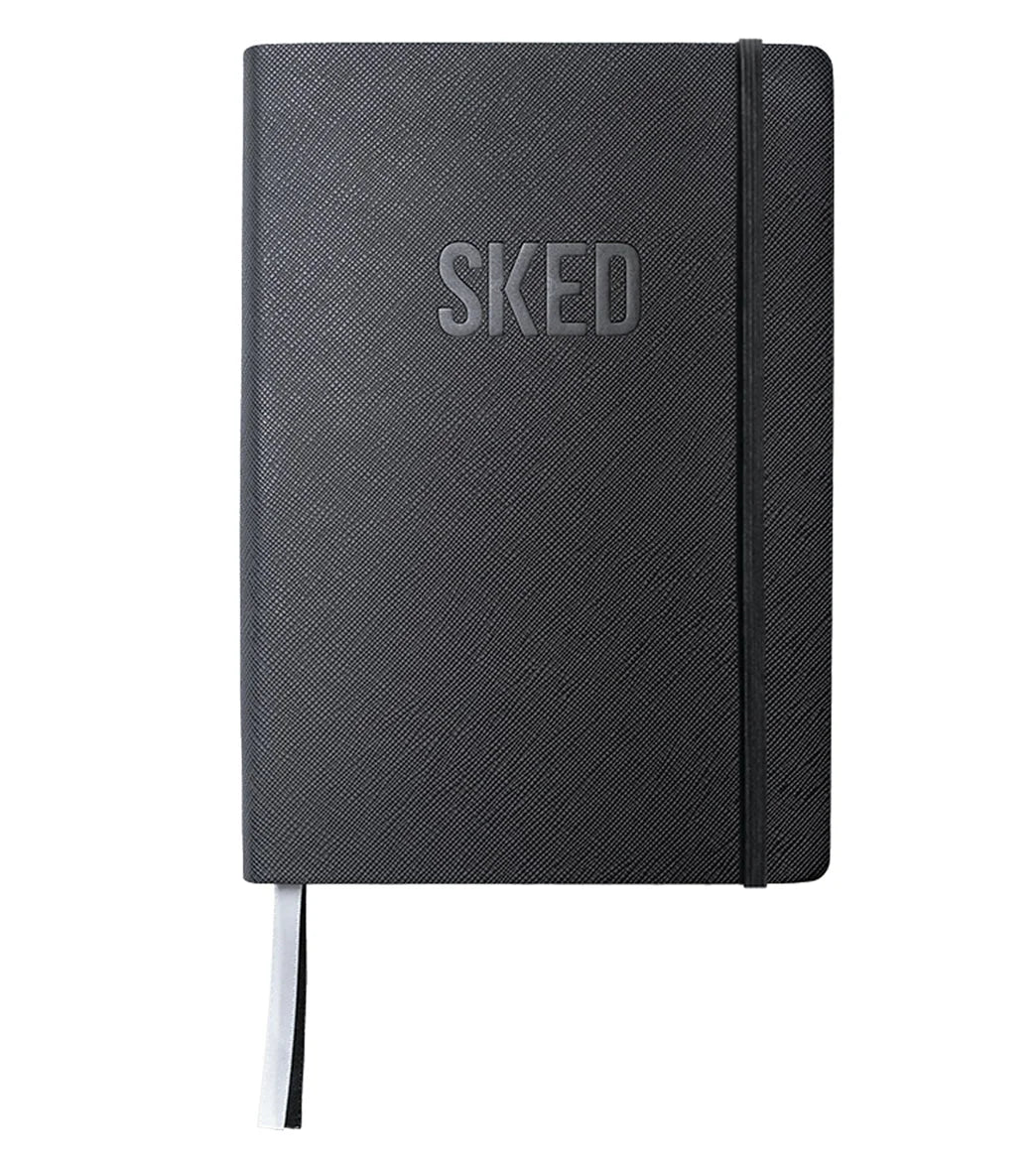 Sked Planner Medium Classic Black Planner