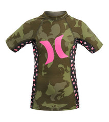 Hurley Youth Girls' Camo Rashguard