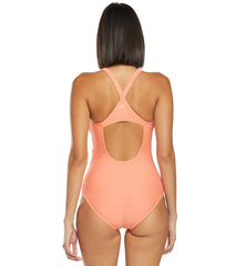 Speedo V-Neck One Piece Swimsuit