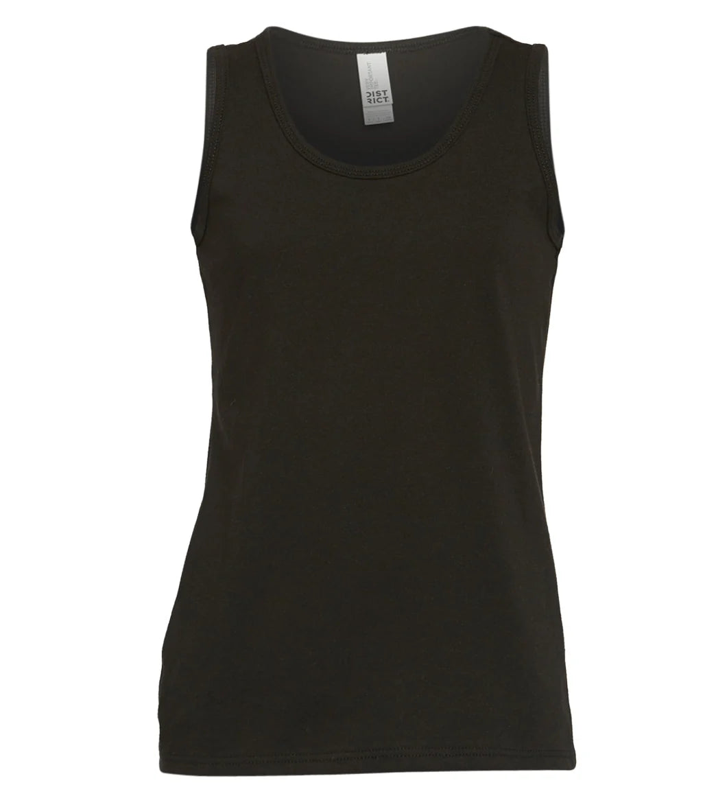 District Girl's Ribbed Neck Tank Top