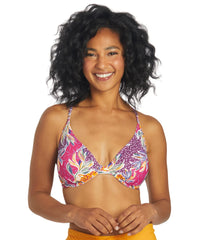 Sporti Floral Patchwork Underwire Bikini Top (D/DD/E/F)