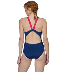 Dolfin Ocean Racing By Dolfin Color Block HP Back One Piece Swimsuit