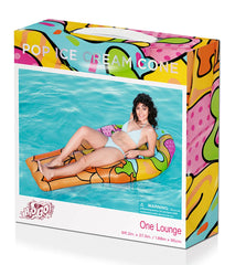 Wet Products POP Art Ice Cream Cone 74" Lounge Pool Float
