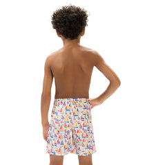 Dolfin Boys' High Tide Printed Swim Trunk (Little Kid)