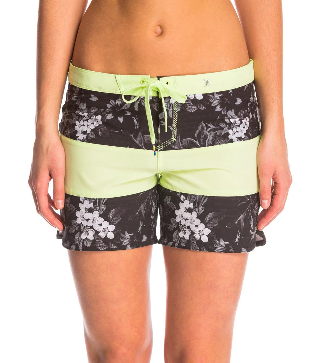 Hurley Women's Phantom Printed Floral 5" Beachrider Boardshort