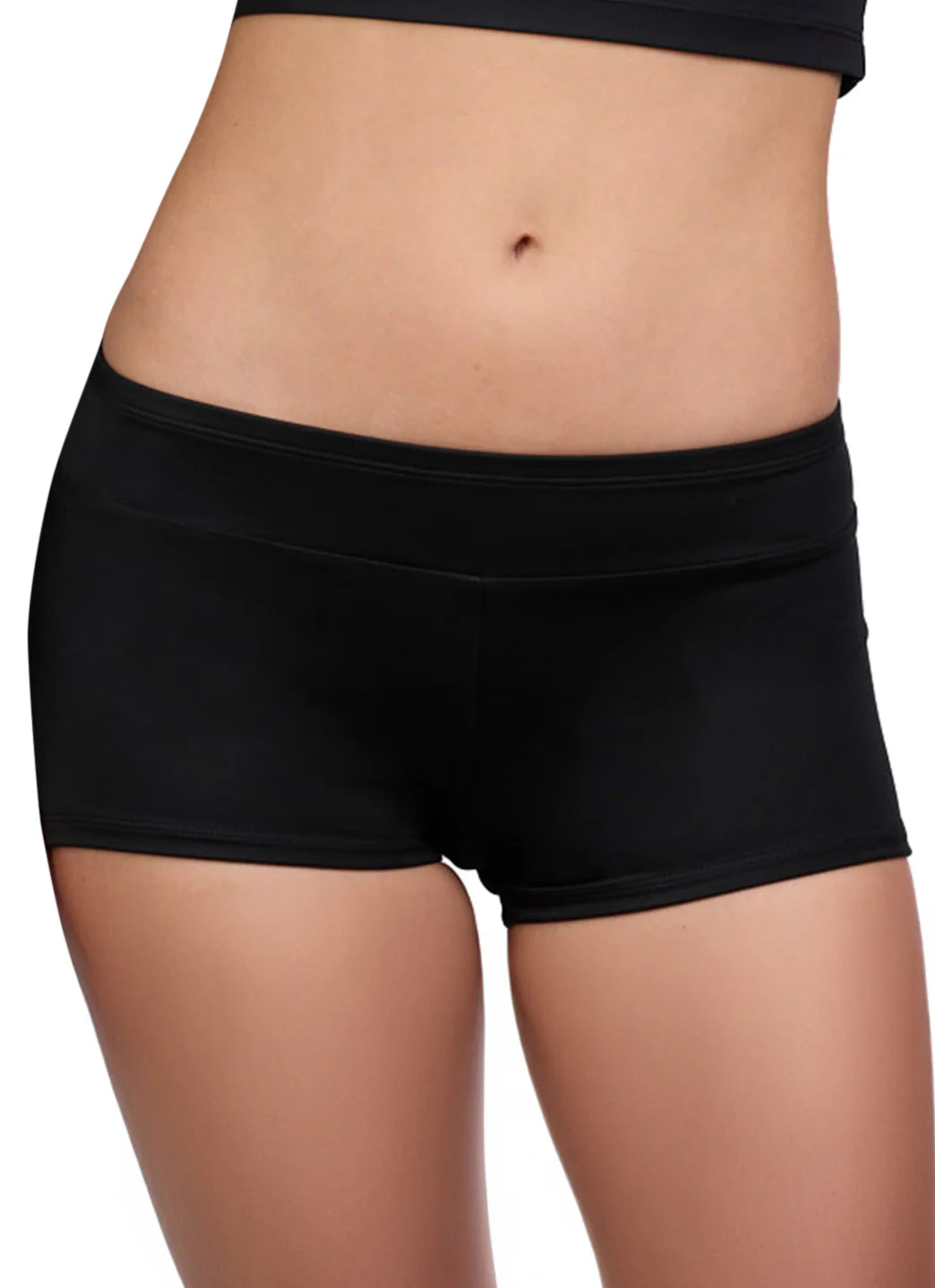 JOLYN Women's Piha Solid Boyshort Swim Short