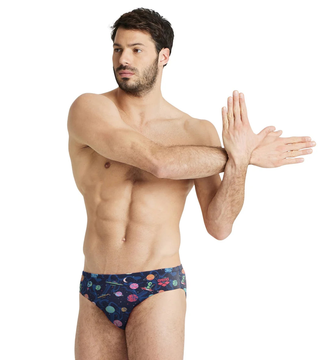 Arena Men's Drew Kibler Space Aliens Brief Swimsuit