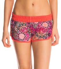 Hurley Women's Supersuede Printed Ember Glow 2.5" Beachrider Boardshort
