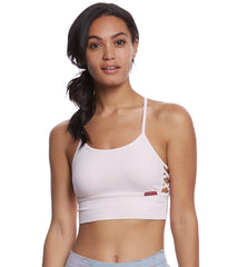 Hard Tail X Side Middy Yoga Sports Bra