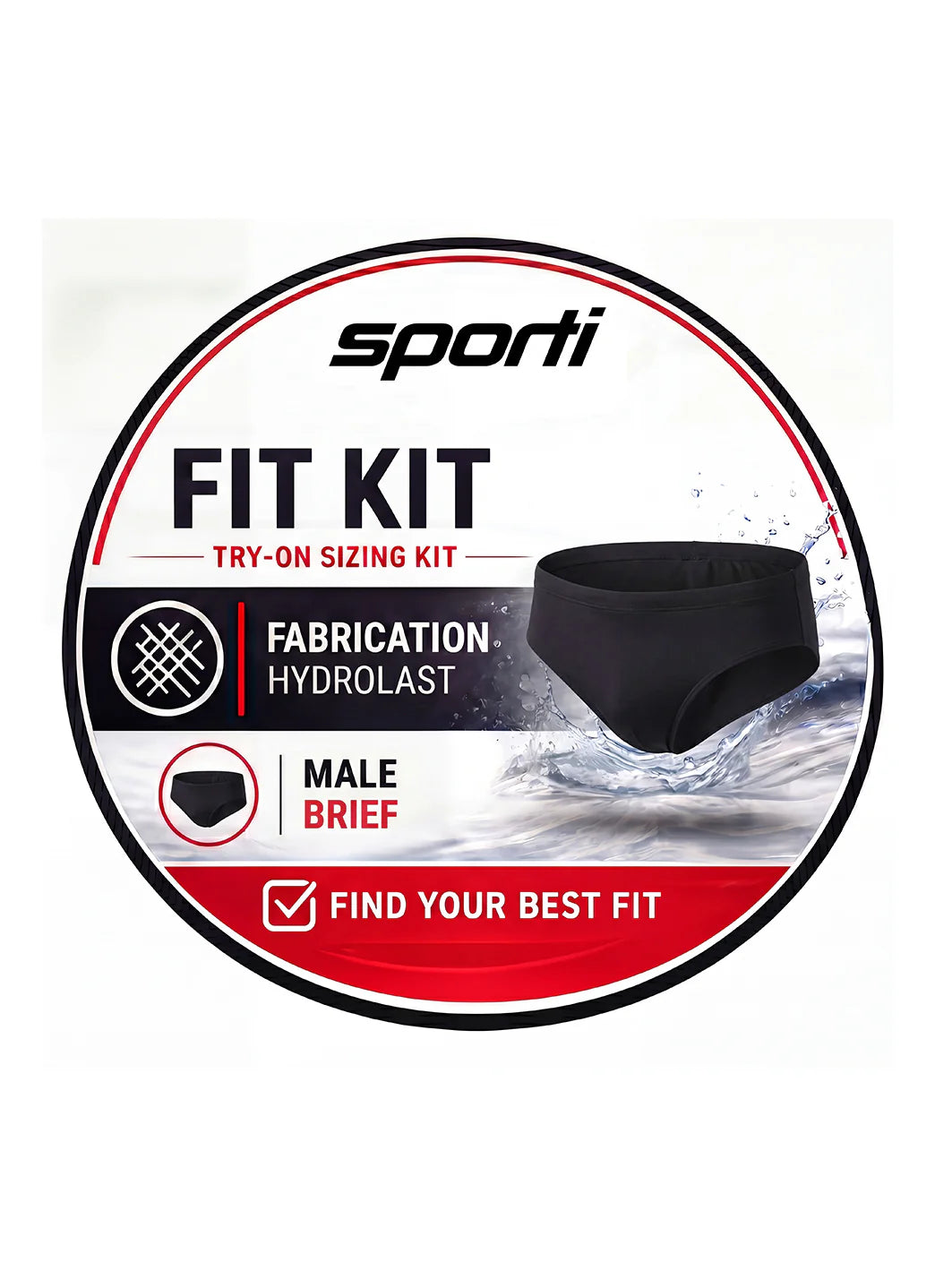 Sporti Nylon Team Brief - Fit Kit