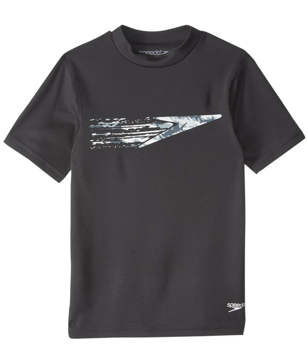 Speedo Boys' Graphic Short Sleeve Swim Tee (6-20)