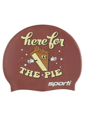 Sporti Here For the Pie Silicone Swim Cap
