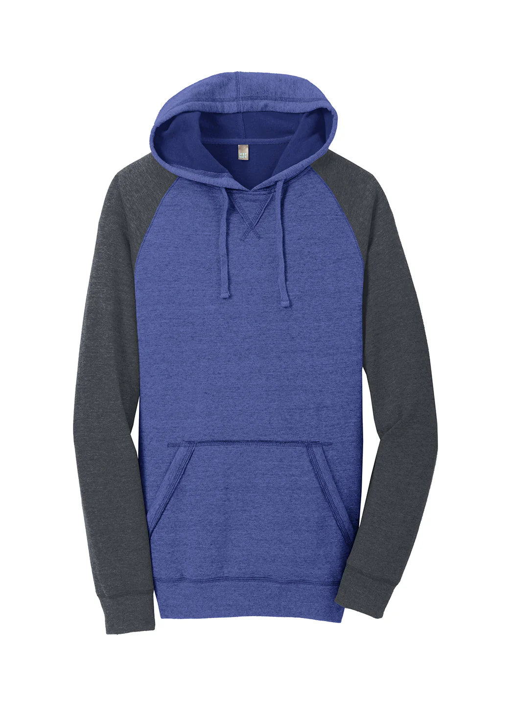 District Unisex Lightweight Fleece Raglan Hoodie