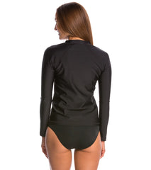 Speedo Women's Zip Front Long Sleeve Rashguard