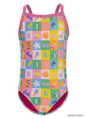 Dolfin Uglies X Barbie Youth Girls' Good Times One Piece Swimsuit (Big Kid)