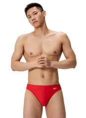 Speedo Men's Solid Endurasoft Brief Swimsuit