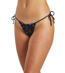 Hurley Women's Cosmic Reversible Side Tie Bikini Bottom
